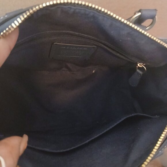 Denim Coach colorblock purse - Picture 3 of 4